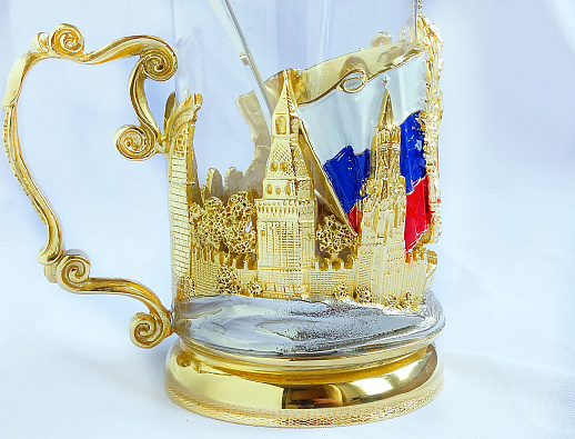 Сувенирный подстаканник "Российский"