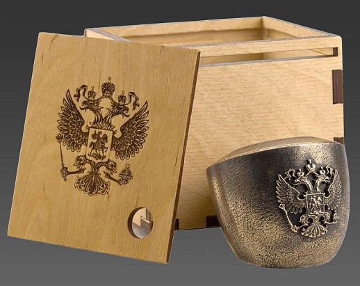Сувенирная бронзовая скрепочница
